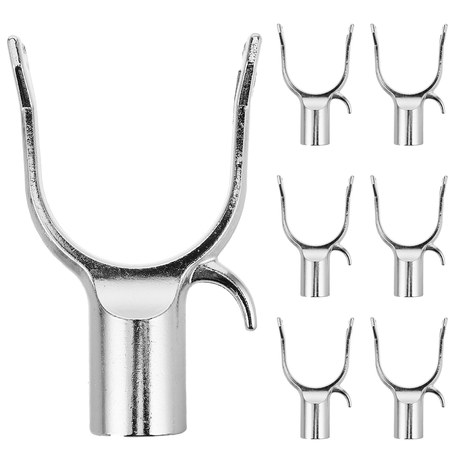 Plant Support Stake - 8 stuks U-vormige metalen plantensteunen, vervangingsonderdelen,