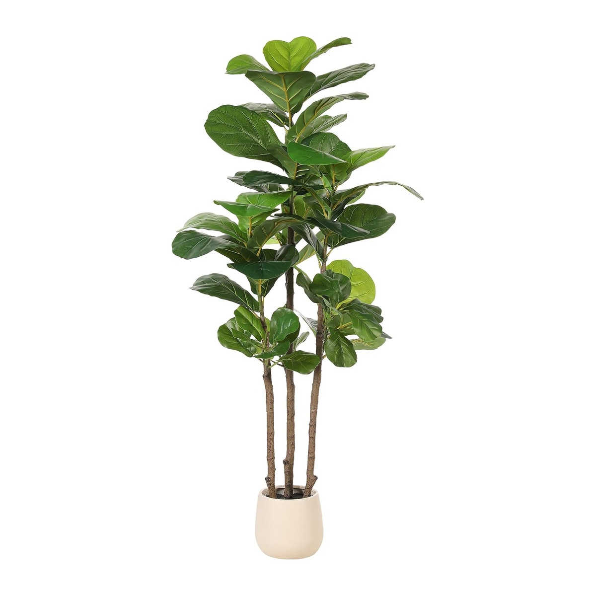 Fiddle Leaf Fig - Kunstmatige Ficusboom 152cm, levensechte Ficus engeleblad