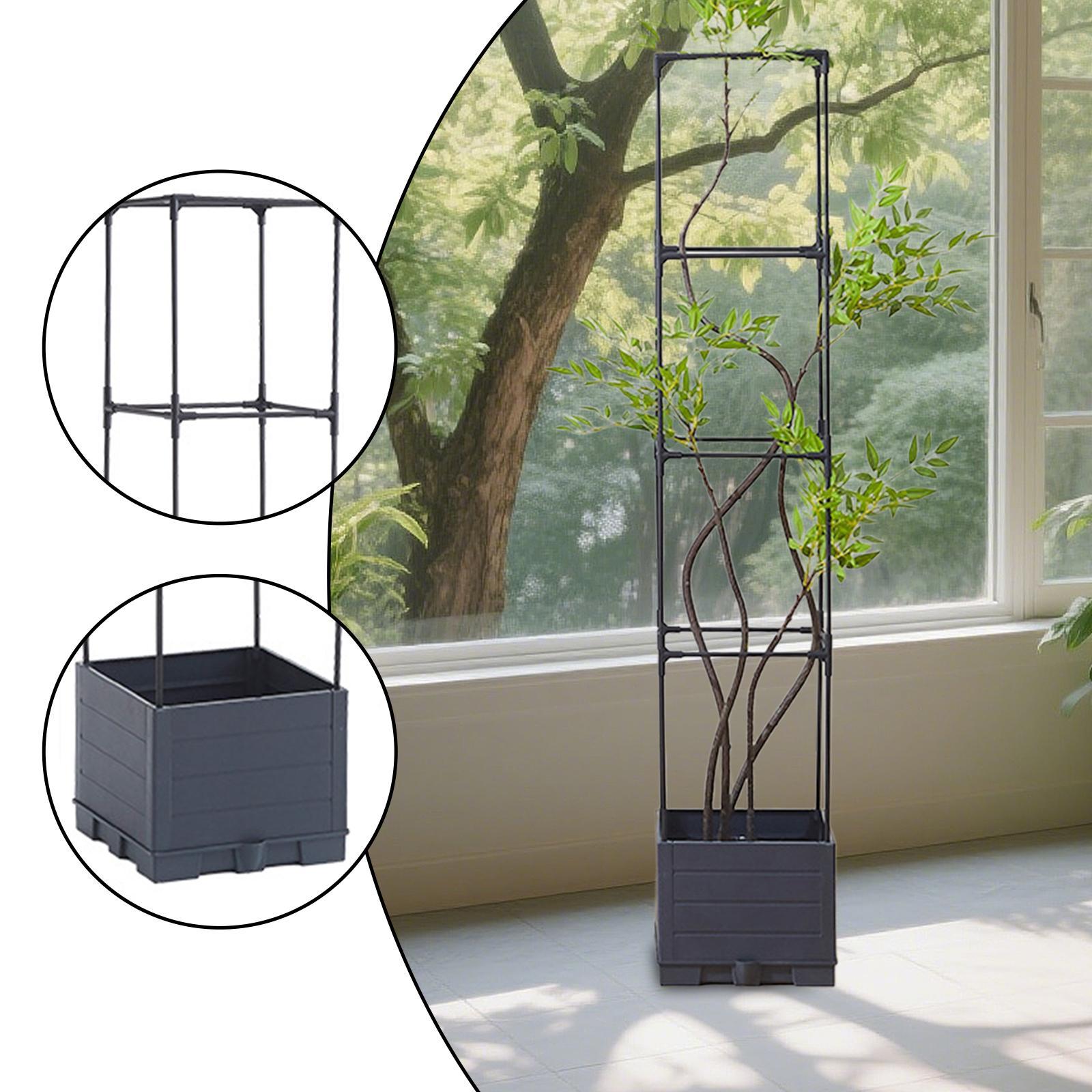 Indoor Plants - 1 stks verhoogd tuinbed met trellis,
