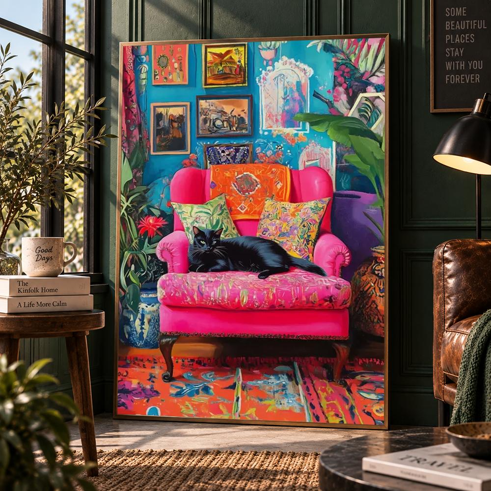 Fiddle Leaf Fig - Boho Botanische Fiddle Leaf Fig Poster