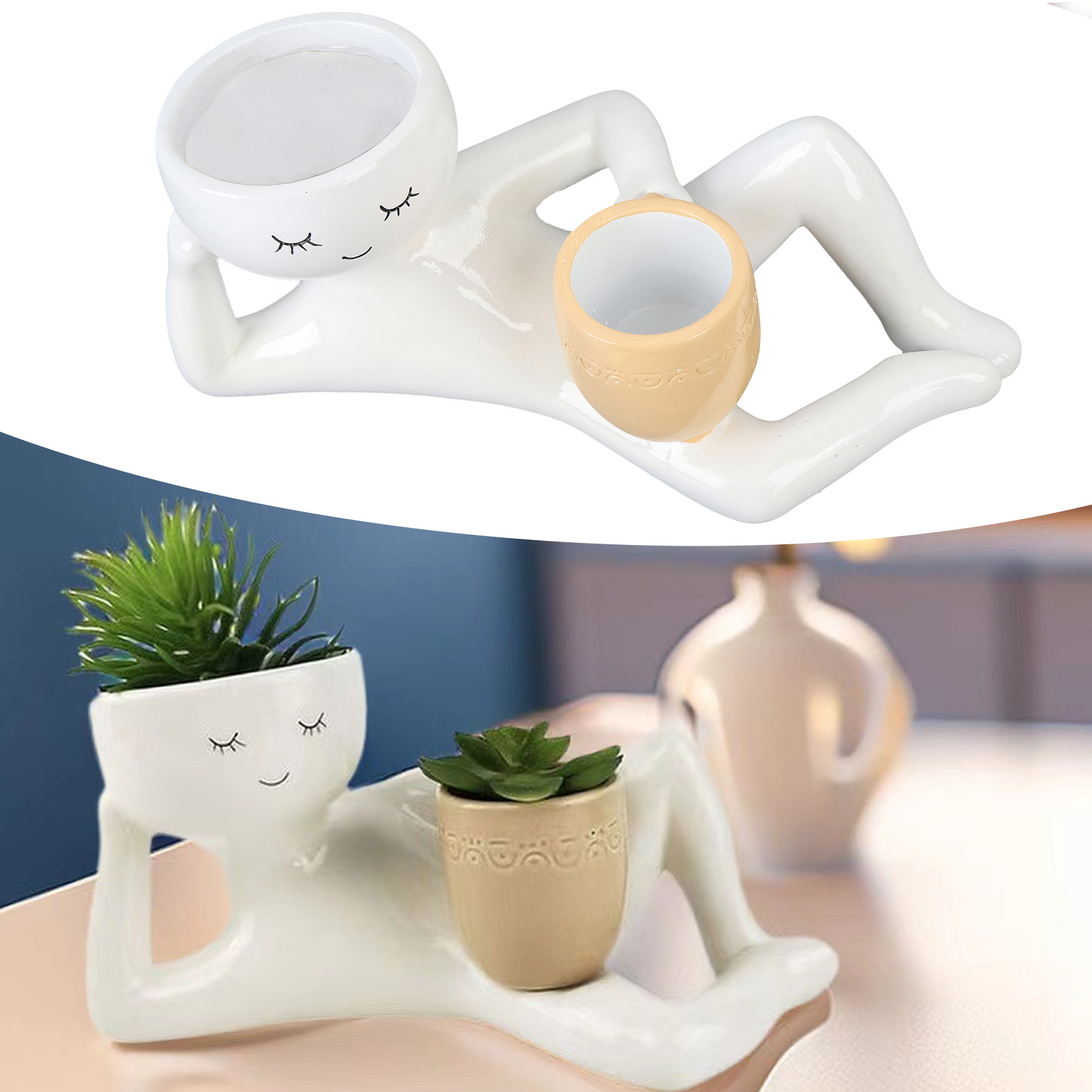 Pothos - Succulente Pot Creatieve Ademende Synthetische Hars