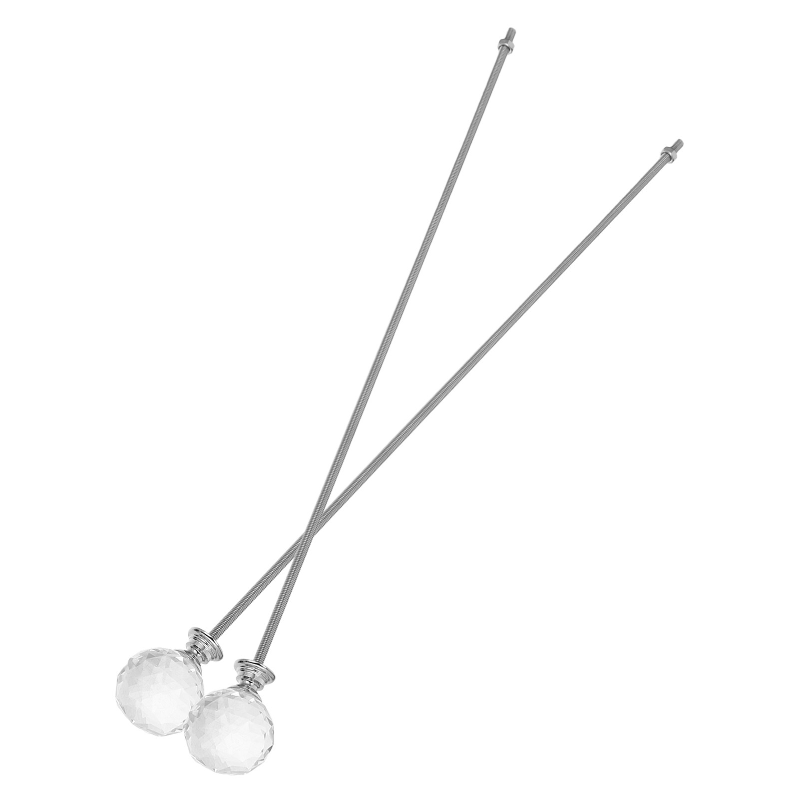 Plant Support Stake - 2 stuks Tuinpaaltjes met Kristallen Top,