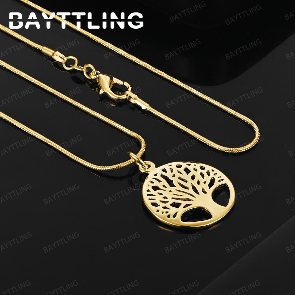 Snake Plant - 925 sterling zilver 18K goud 16-30