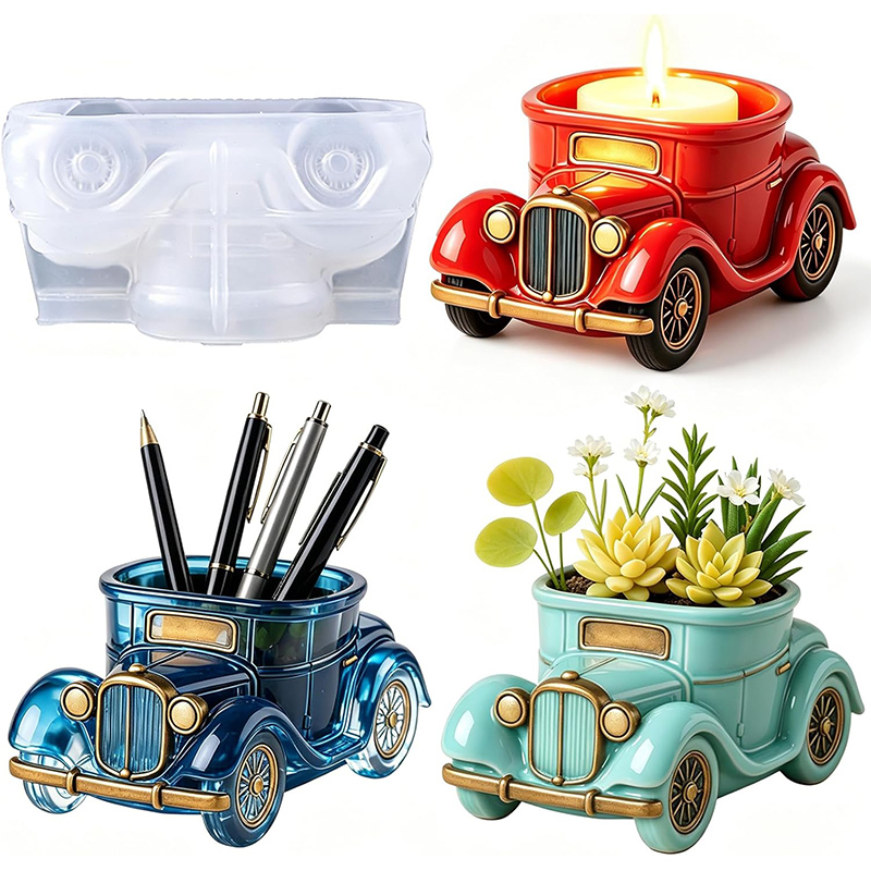 3D Vintage Bus Auto Vetplant P - Succulent Set recensie en prijs