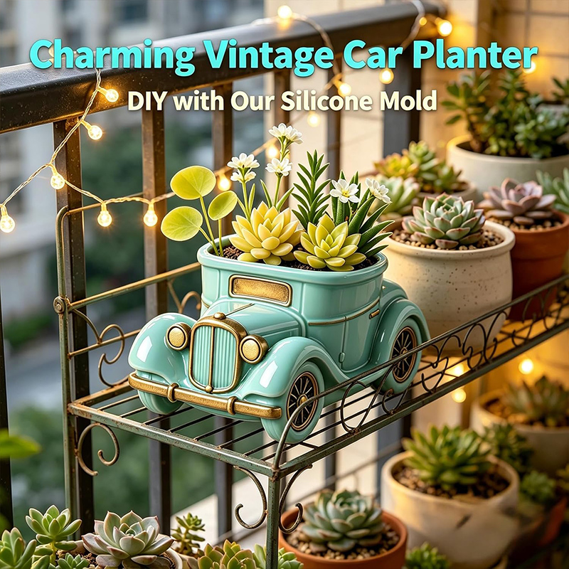 3D Vintage Bus Auto Vetplant P - Succulent Set recensie en prijs