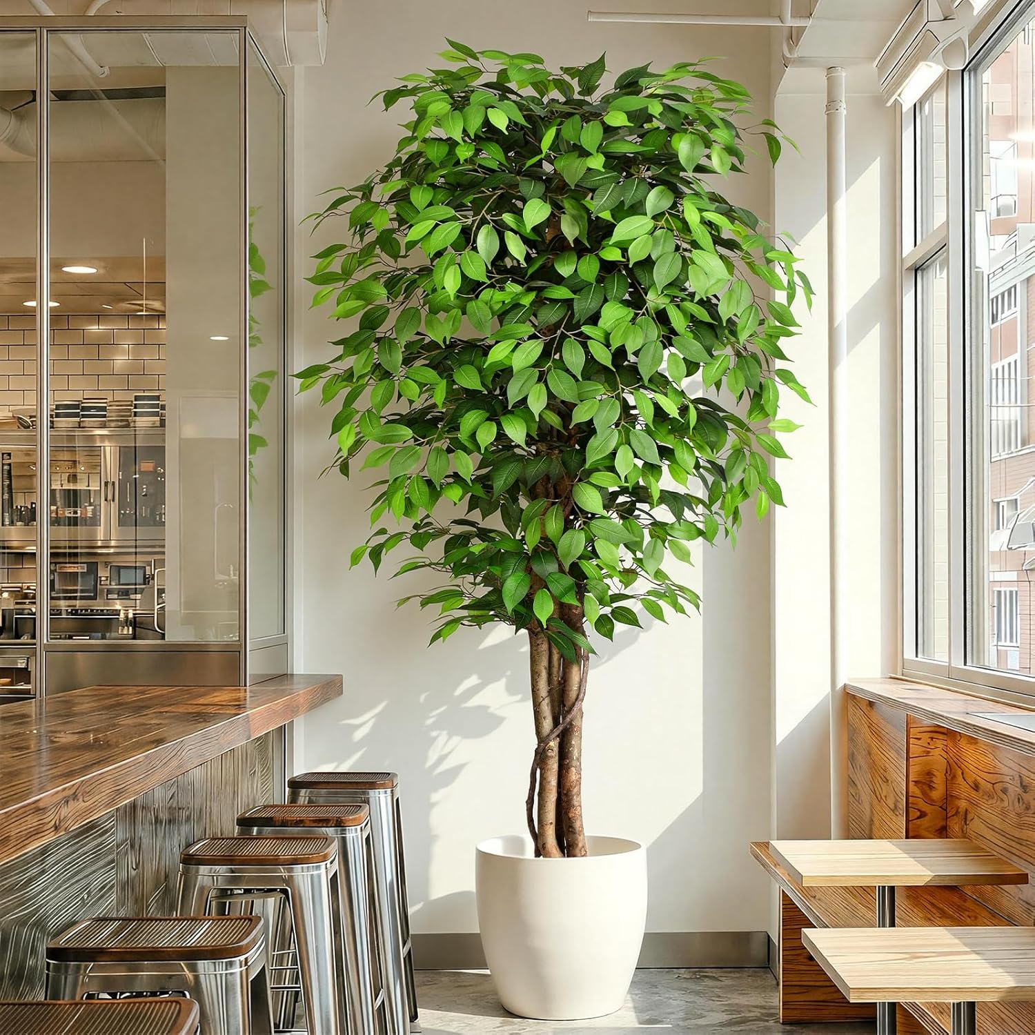 Levensechte kunstmatige vijgen - Fiddle Leaf Fig recensie en prijs