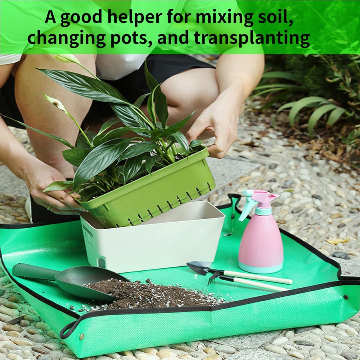 Waterdichte plantenverplanting - Repotting Mat recensie en prijs
