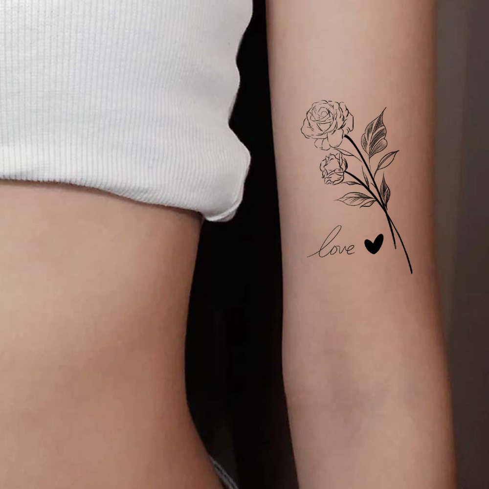30 stks Kleine Hand Tattoo voo - Snake Plant recensie en prijs