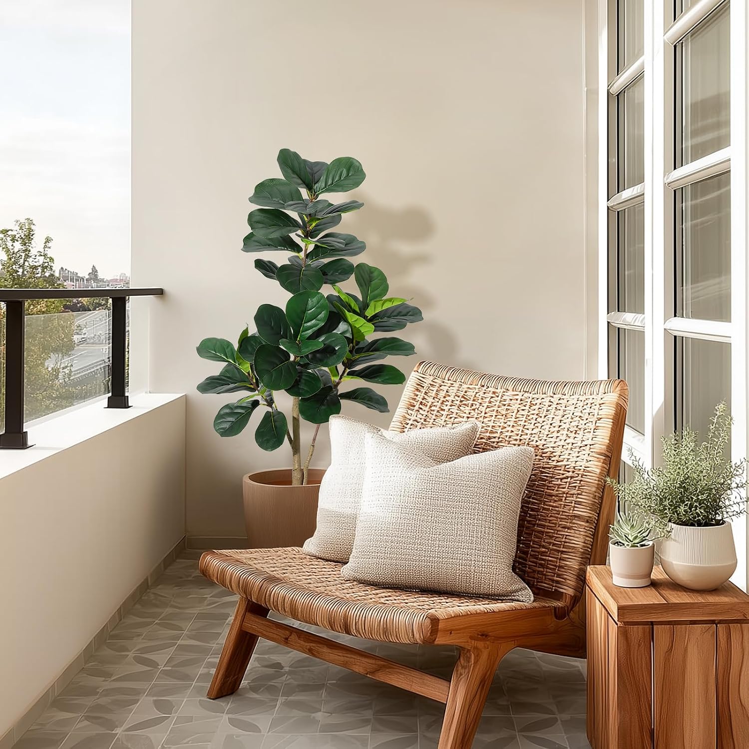 4 ft kunstmatige vijgenboom me - Fiddle Leaf Fig recensie en prijs