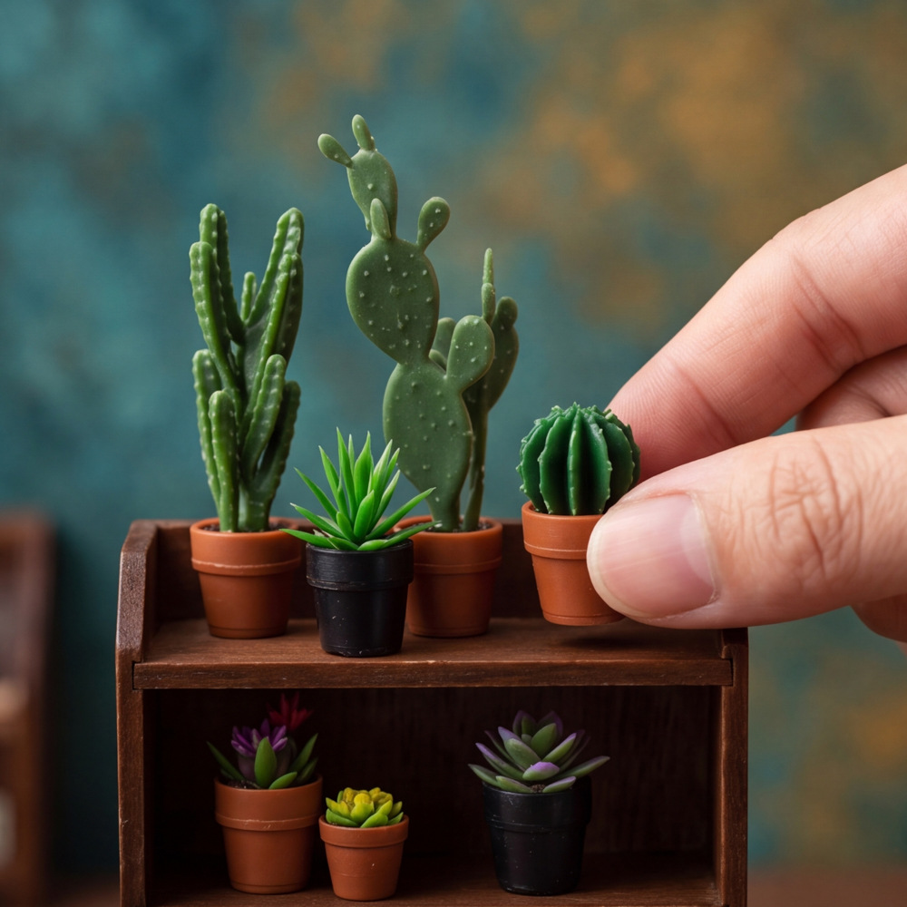 8 stuks miniatuur kunstplanten - Succulent Set recensie en prijs