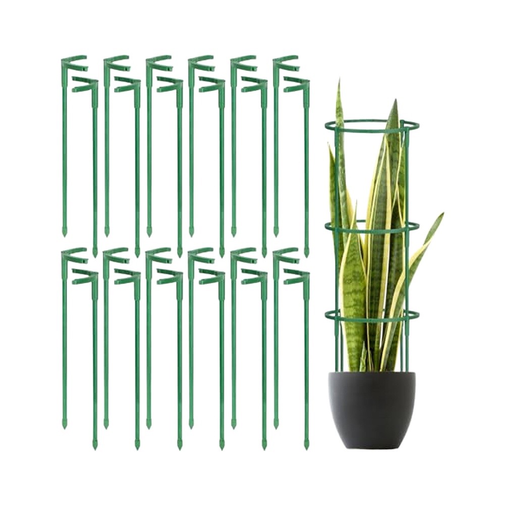 24 stuks groene stapelbare pla - Plant Support Stake recensie en prijs