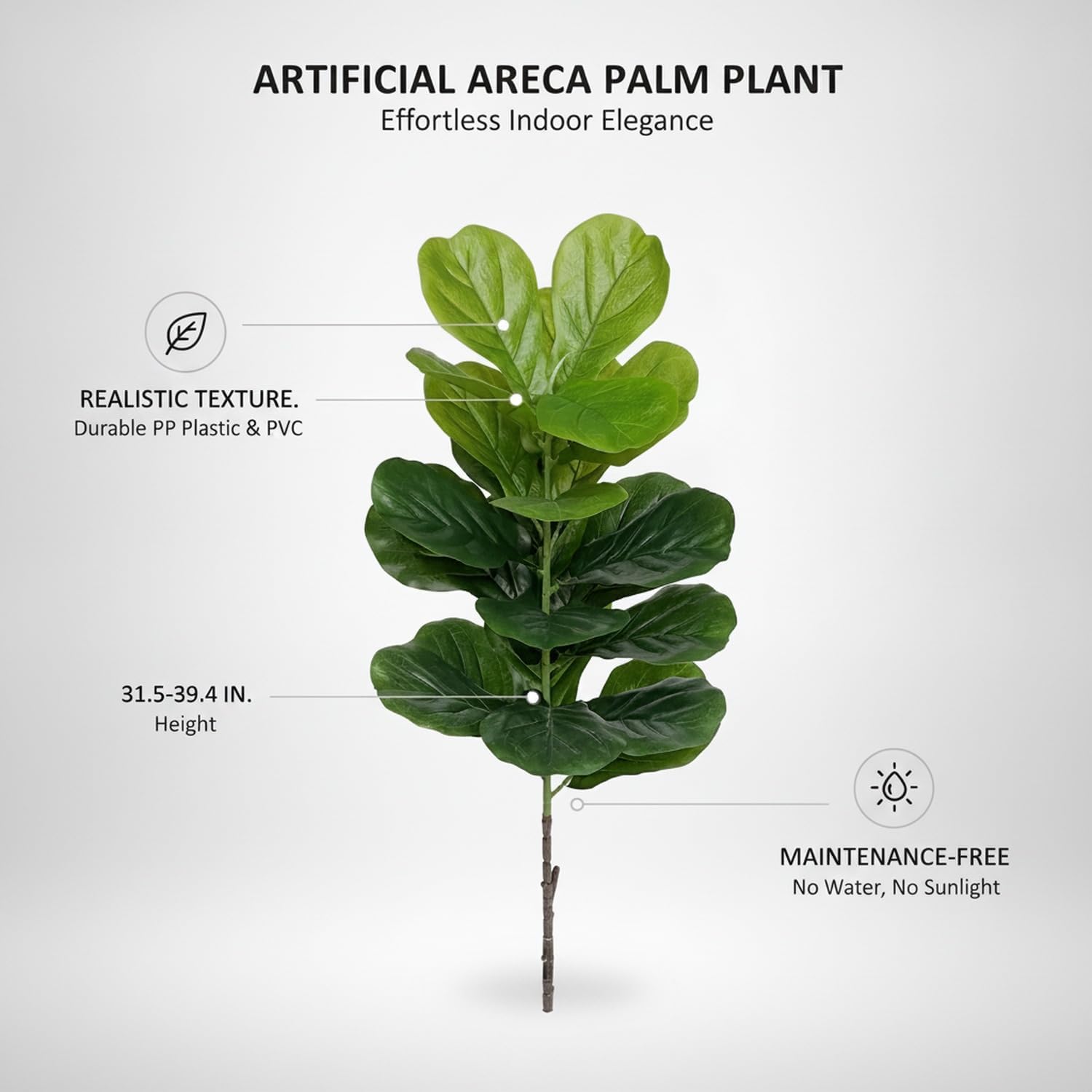 Grote kunstmatige vioolbladvij - Fiddle Leaf Fig recensie en prijs