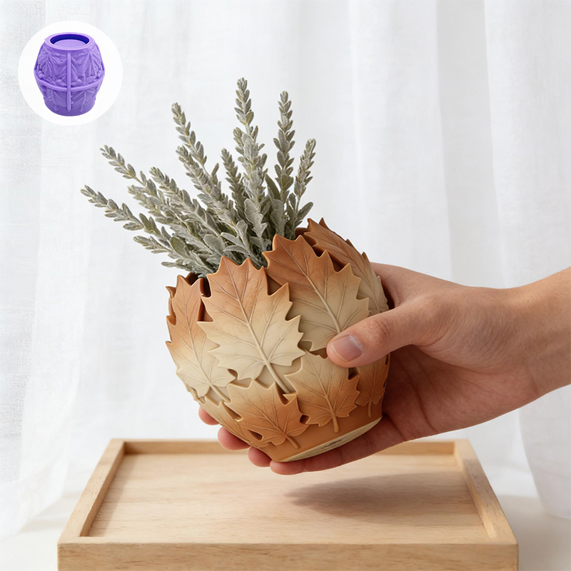 Bladvormige siliconen kunstvor - Terracotta Pot recensie en prijs