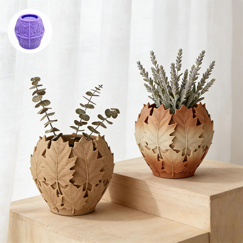 Bladvormige siliconen kunstvor - Terracotta Pot recensie en prijs
